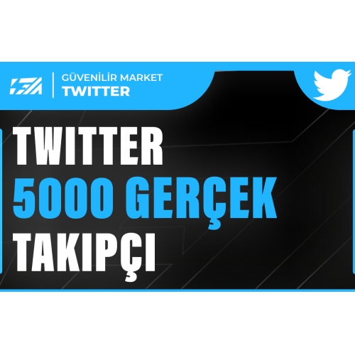  5000 Twitter Takipçi - HIZLI BÜYÜME